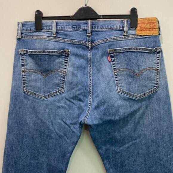 Levi's Straight Leg Blue Jeans Size 40 - Picture 4 of 15